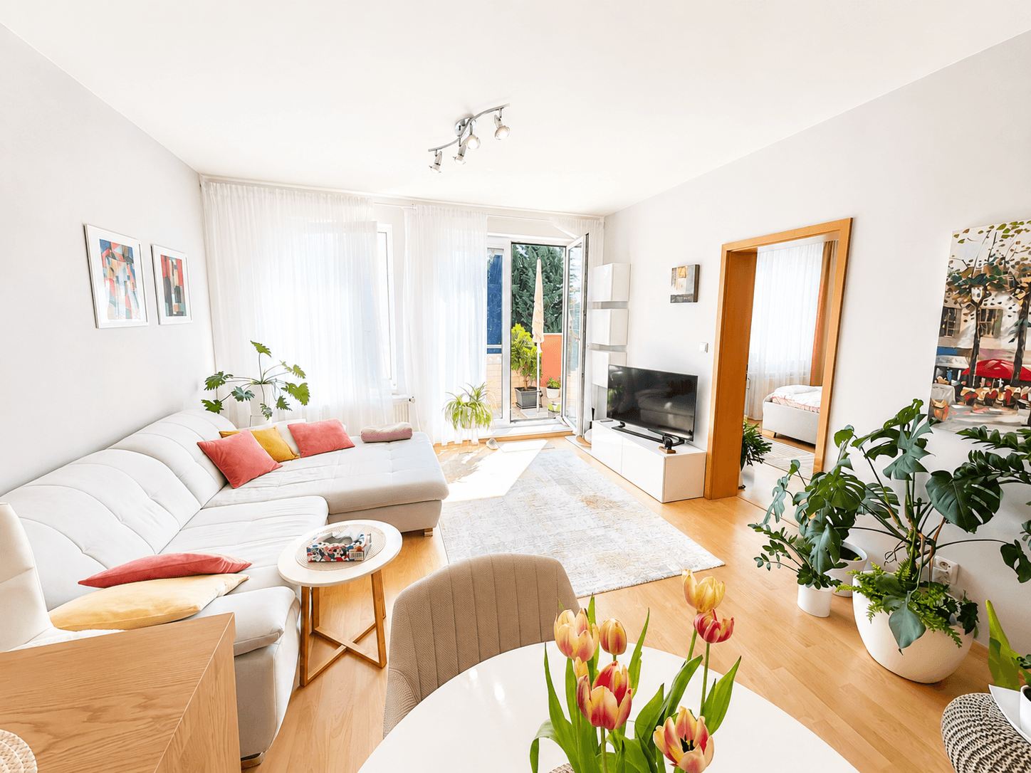 Prodej bytu 2+KK/T, OV,53m2+11.5m2 TERASA, Hostivice, Toskánská ul. 3